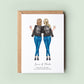 Personalised Sister Birthday Card for Mum, Sister, Best Friend, Auntie or Colleague