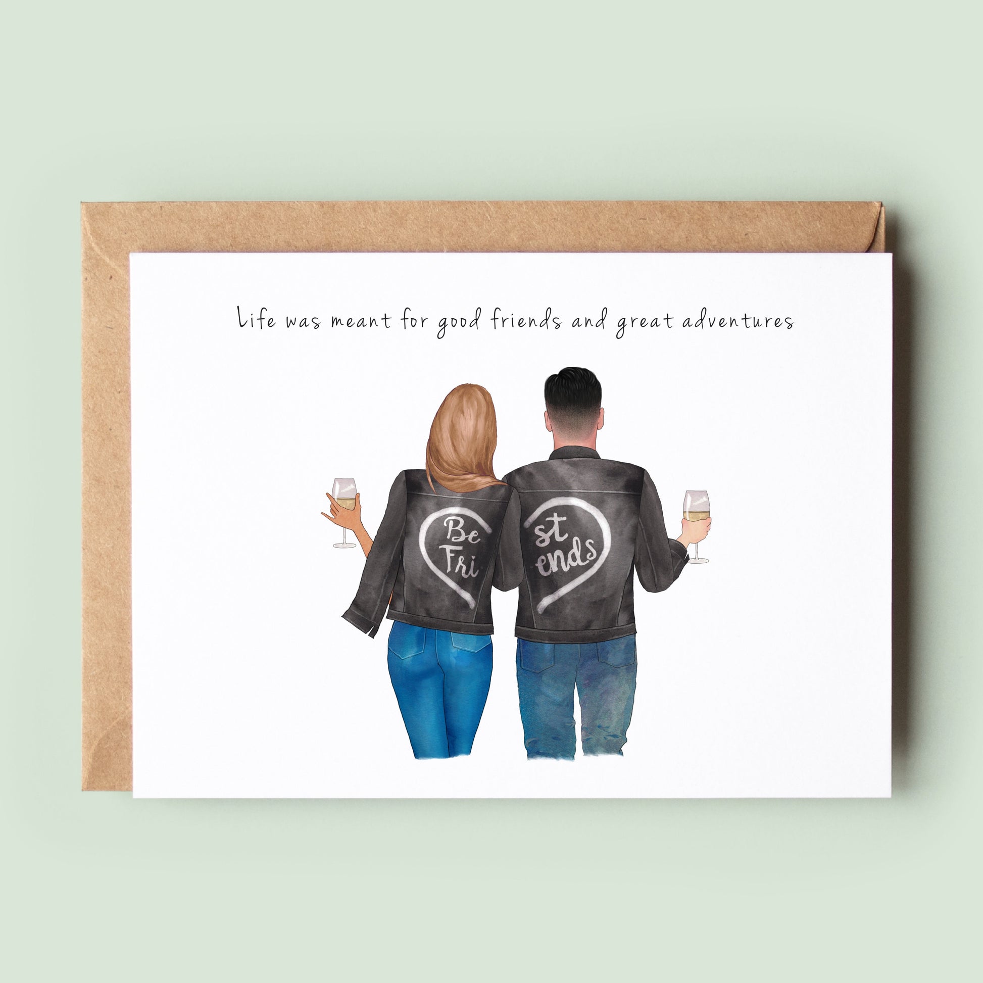 Personalised Male Best Friend Birthday Card