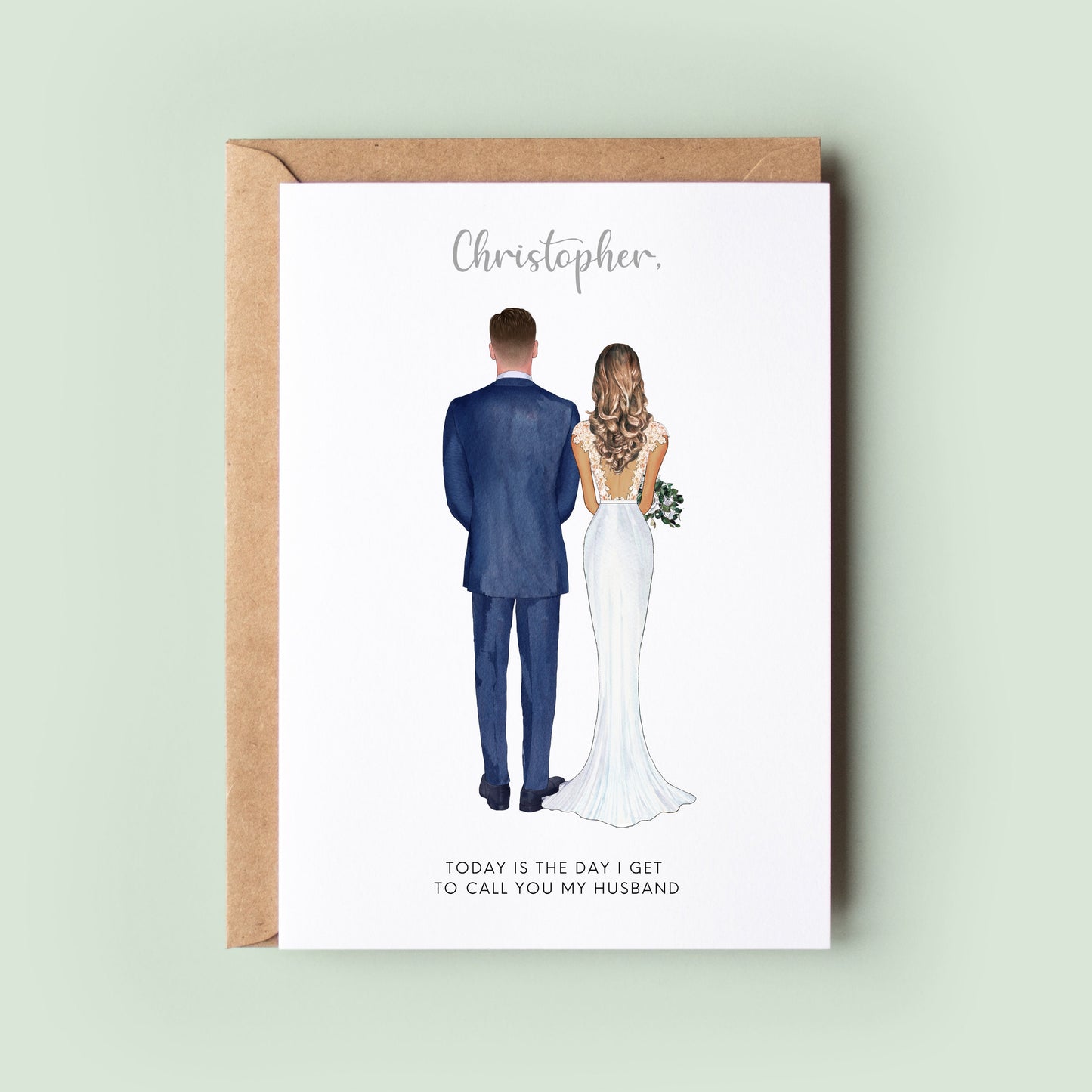 Personalised I Do See You at the Altar Card