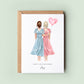 Personalised 18th Birthday Card for Sister or Best Friend