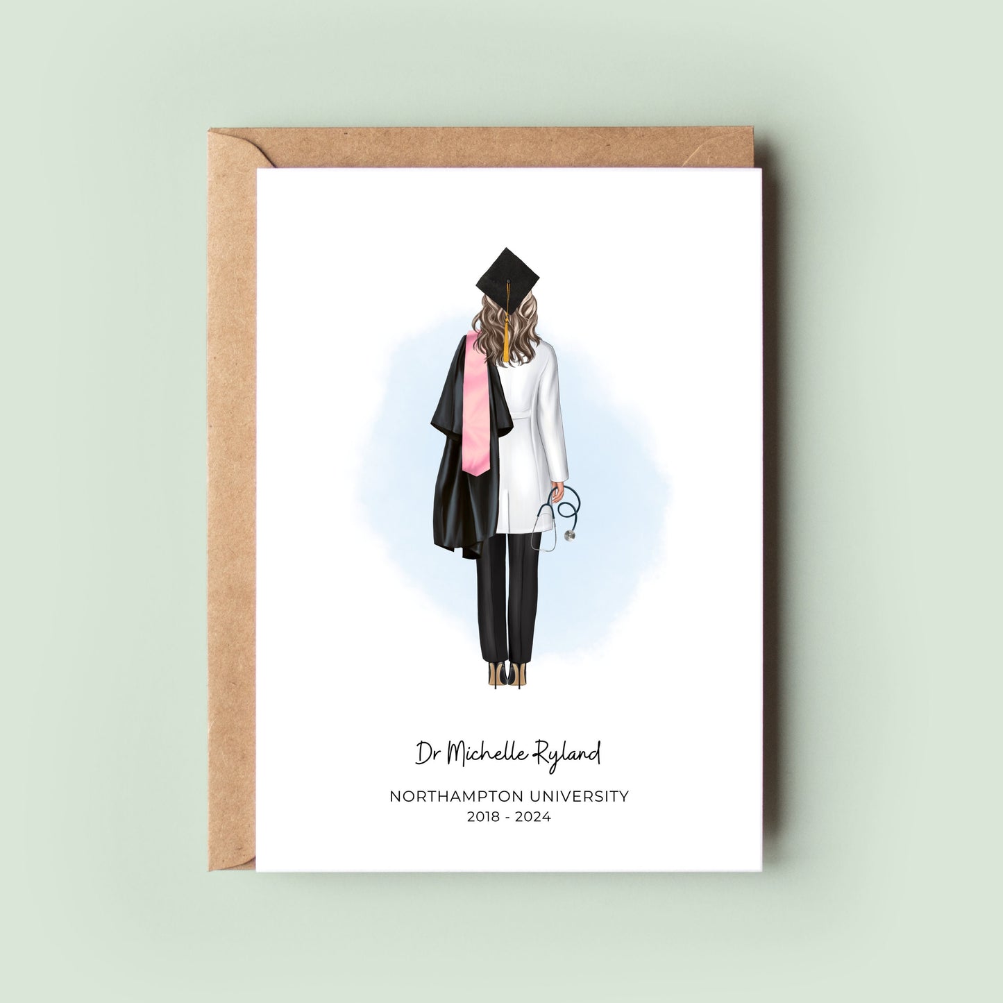 Personalised Doctor, Vet, Dentist Graduation Card