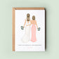 Personalised Junior Bridesmaid Thank You Card, Customisable Junior Bridesmaid Card, Wedding Thank You Card, Junior Bridesmaid #11002