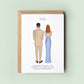 Personalised Groomsmaid Thank You Card, Best Woman, Wedding Thank You Card, Best Friend Card, Groom Card, In Laws Card, Sister Bridesmaid