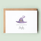 Cute Personalised Witch Halloween Card, Happy Halloween Card, Kids Halloween Card, Personalised Halloween Card, Halloween Greeting Card