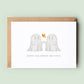 Ghost Halloween Card, Bootiful Halloween Card, Halloween Anniversary Card, Anniversary Card For Him, For Her, Happy Halloween Card