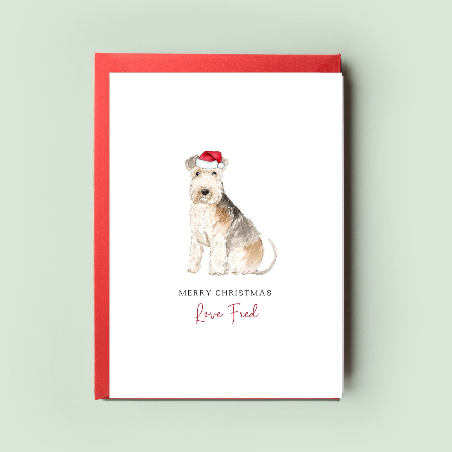 Celebrate the holiday season with a unique touch from your furry family member! Our exclusive Lakeland Terrier Christmas Cards are the pawfect way to spread festive cheer from the dog to their favorite human.