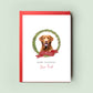 Chesapeake Bay Retriever Personalised Dog Christmas Card