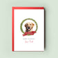 Labrador Retriever Personalised Dog Christmas Card