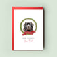 Newfoundland Personalised Dog Christmas Card