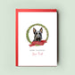 Scottish Terrier Personalised Dog Christmas Card