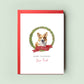 Corgi Personalised Dog Christmas Card