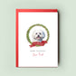 Maltese Personalised Dog Christmas Card, For the Dog, From the Dog, Pet Christmas Card, Dog Card, Dog Dad, Dog Mum, Merry Woofmas