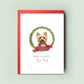 Yorkshire Terrier Personalised Dog Christmas Card