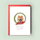 Chow Chow Personalised Dog Christmas Card