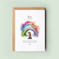 Personalised Pet Loss Sympathy Card, Pet Bereavement Card, Pet Death, Pet Memorial Card, Dog Loss Card, Rainbow Bridge, Dog Sympathy Card