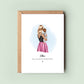 Personalised Godmother Proposal Card with Kraft Envelope