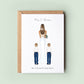 Personalised Twins Will You Be Our Page Boys Card, Brothers Page Boy Proposal Card, Personalised Page Boy Card, Will You Be My Page Boy Card