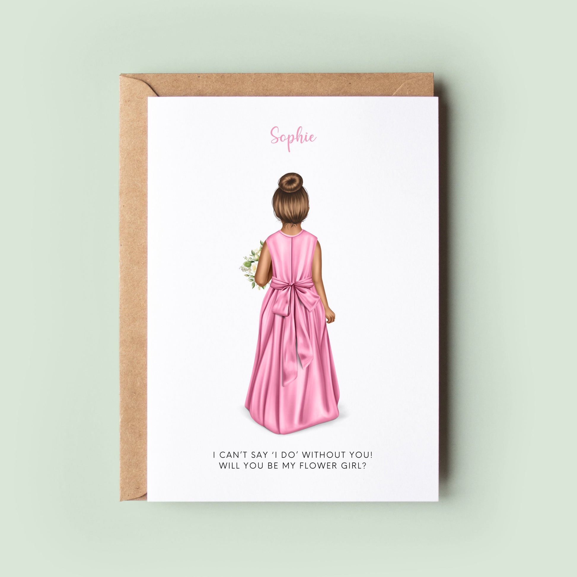 Will You Be My Flower Girl Personalised Card, Flower Girl Proposal Card, Junior Bridesmaid Proposal Card, Flower Girl Card, Wedding Card