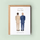 Personalised Bonus Dad Wedding Card, Step Dad Wedding Card, To My Bonus Dad On My Wedding Day, Wedding Thank You Card, Dad, Wedding Card