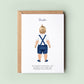 Customisable Baby Page Boy Thank You Card For Toddler