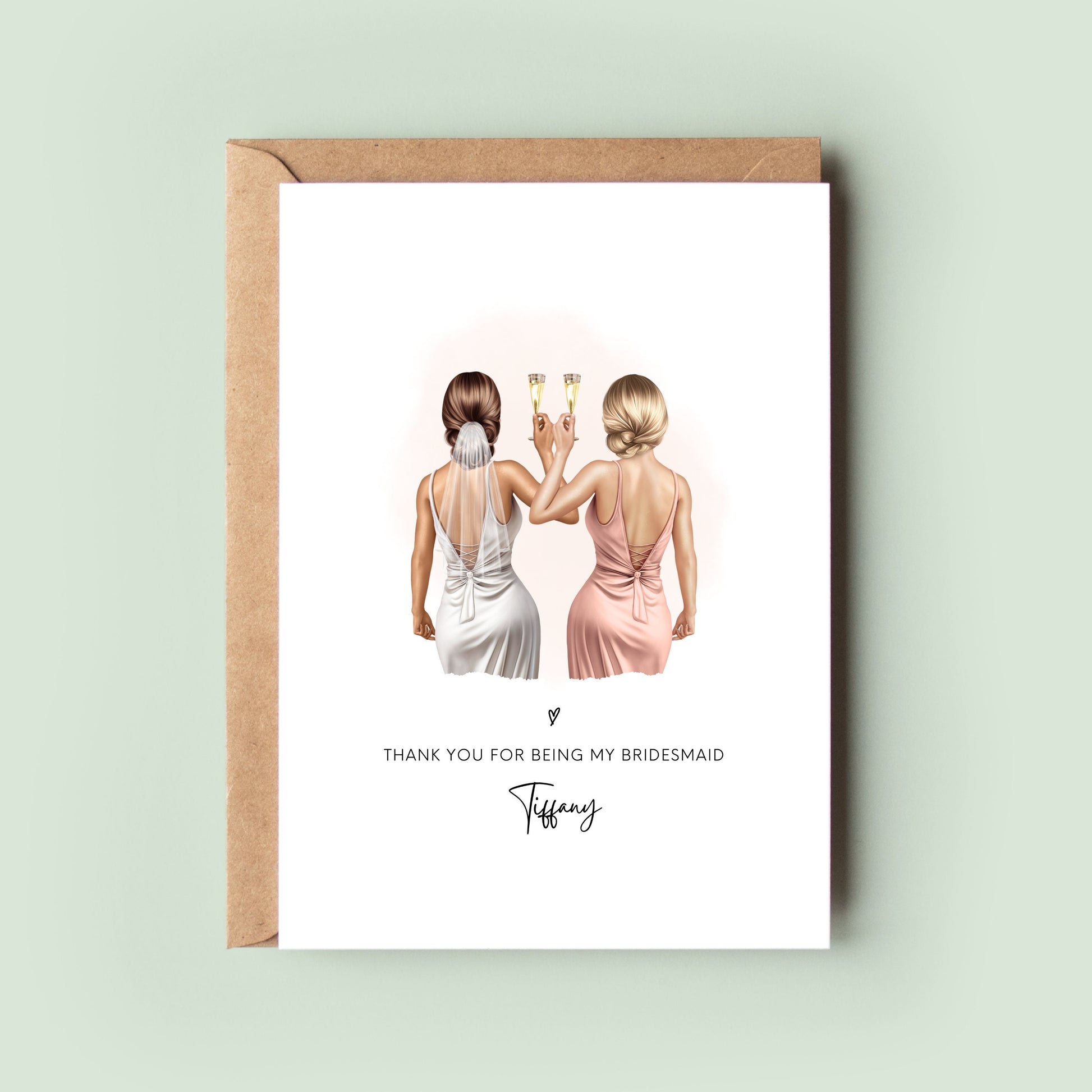 Personalised Will You Be My Bridesmaid Card, Bridesmaid Proposal, Proposal Card, Maid of Honour Card, Bridesmaid Box, Bridesmaid Thank You