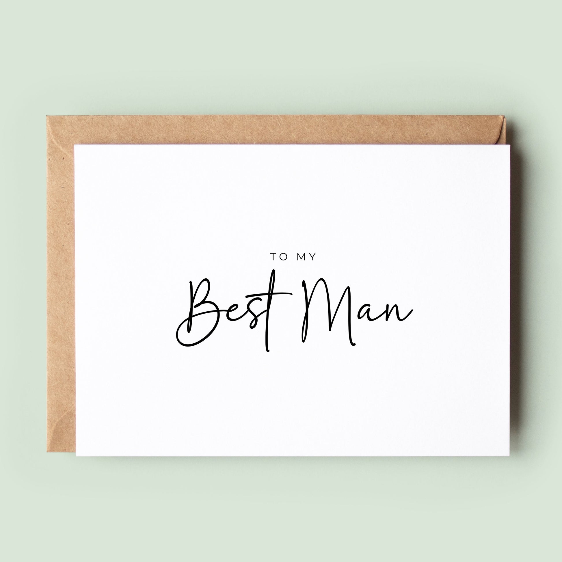 To My Groomsman Thank You Card, Wedding Groomsman Card, Card For Groomsman, Wedding Greeting Card, Wedding Party Thank You Card