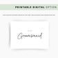 To My Groomsmaid Thank You Card, Wedding Groomsmaid Card, Card For Groomsmaid, Wedding Greeting Card, Wedding Party Thank You Card