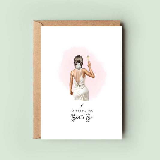 Personalised Bride To Be Hen Do Card, Hen Weekend Card, Hen Party Card, Bridal Shower Card, To The Beautiful Bride To Be On Your Hen Do