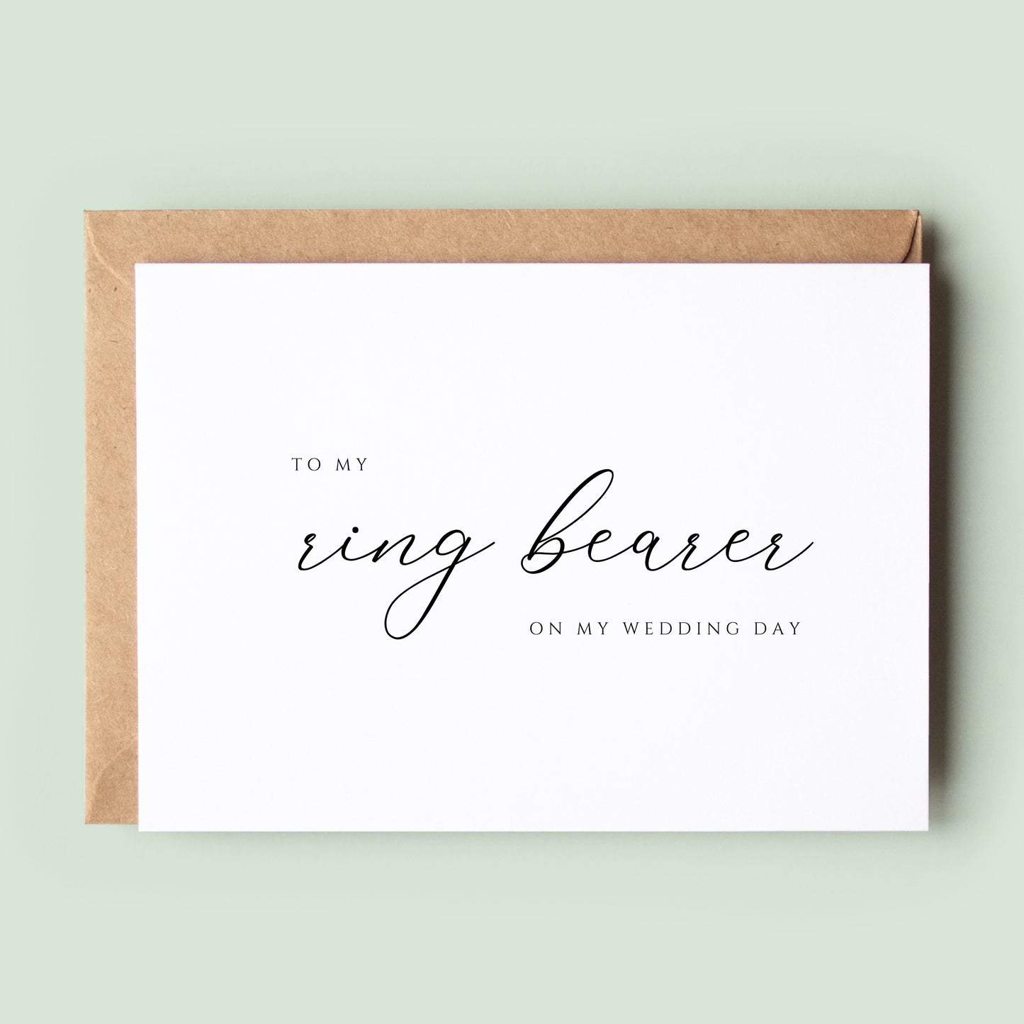 Classic To My Usher On My Wedding Day Card, Usher Thank You Card, Usher Wedding Card, Card To Usher, Usher Wedding Party Card