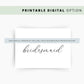 Classic Thank You For Being My Bridesmaid Greeting Card