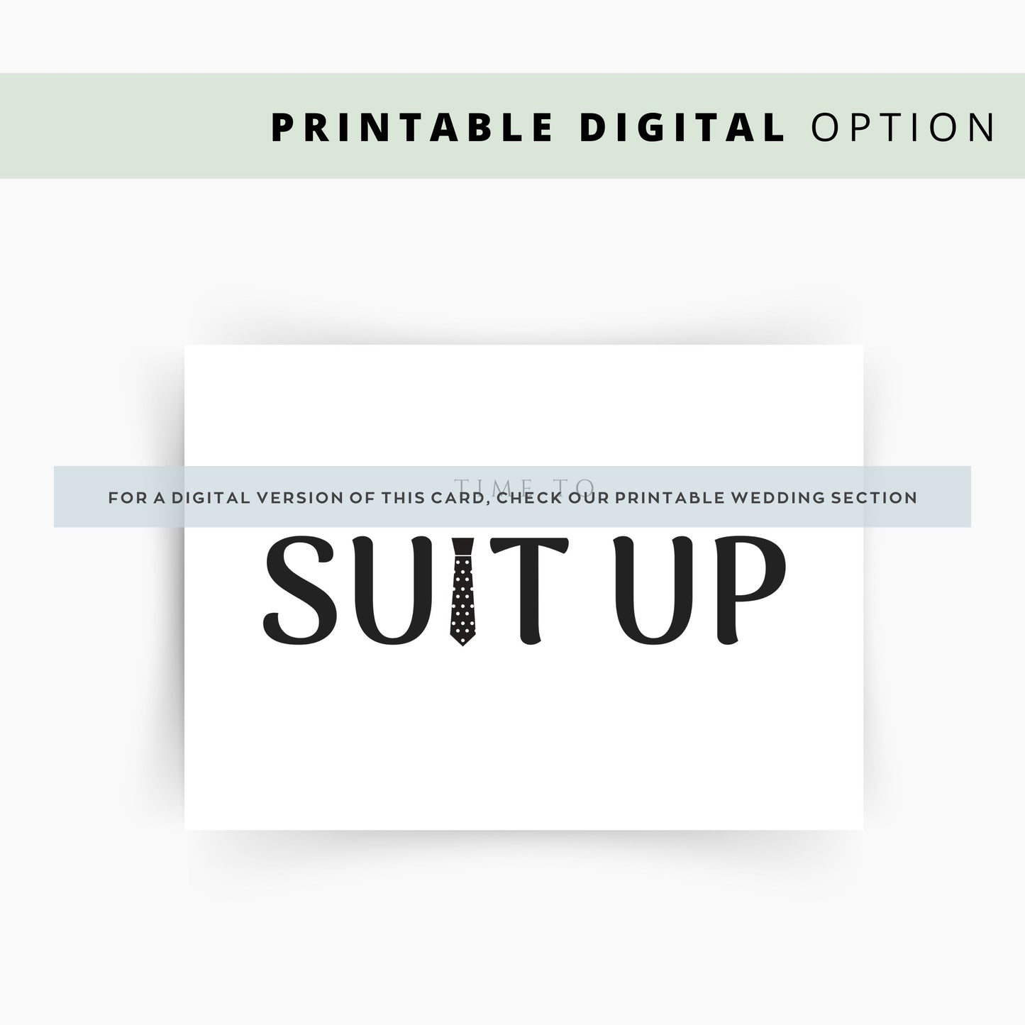 Time to Suit Up - Will You Be My Groomsman Card, Best Man, Usher, Ring Bearer, Page Boy, Wedding Cards for Guys to Ask Groomsmen #085