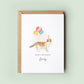 Ginger Cat Birthday Card from the Pet Cat for Cat Dad or Cat Mum