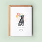 Labrador Retriever Birthday Card from the Dog for Dog Dad and Dog Mum