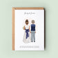 Custom Will You Be Our Page Boy and Flower Girl Card - Personalised Siblings Wedding Proposal, Twins Brother & Sister Invitation Card