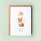 Corgi Dog Birthday Card from the Pet Dog for Dog Dad or Dog Mum