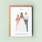 Personalised Junior Bridesmaid Proposal Card - Will You Be Our Junior Bridesmaid Wedding Invite, Custom Bridesmaid Gift from Bride & Groom