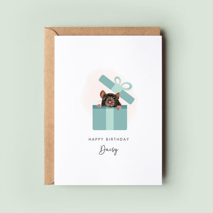 Rat, Birthday Card from the Rat, Birthday Card for Rat Dad, Birthday Card for Rat Mum, Pet Card, From the Rat