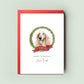 Afghan Hound Personalised Dog Christmas Card, For the Dog, From the Dog, Pet Christmas Card, Dog Card, Dog Dad, Dog Mum, Merry Woofmas