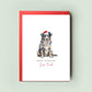 Australian Shepherd Christmas Card - Special Pet Card From the Dog, Perfect Christmas Card for Dog Dad, Dog Mum - Unique Festive Greetings