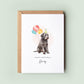 Barbet Dog Birthday Card from the Dog, Birthday Card for Dog Dad, Birthday Card for Dog Mum, Pet Card, From the Dog