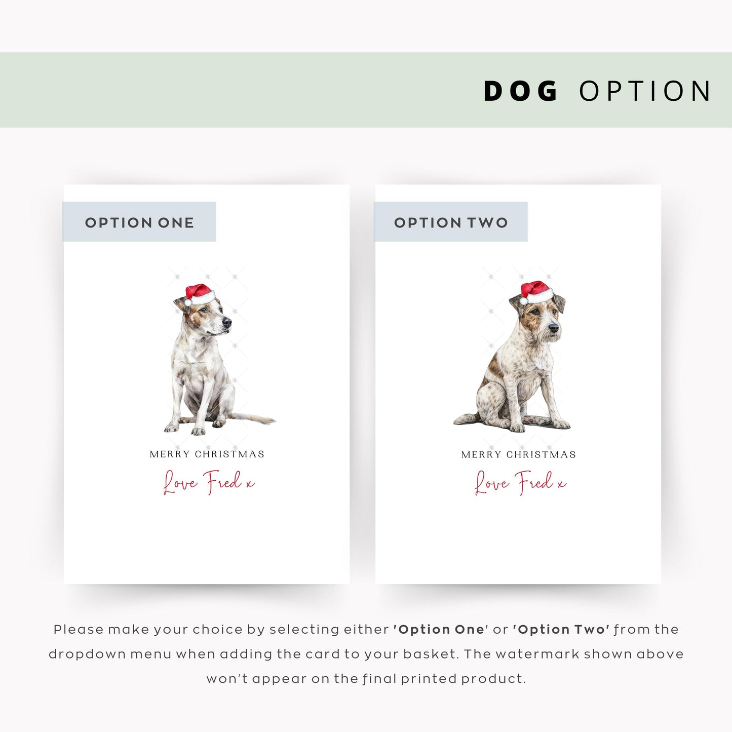 Boglen Terrier Christmas Card Collection - From the Dog to Dog Mum & Dad - Unique Pet Card, Ideal for Dog Lovers - Share The Festive Love!