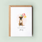 Boxer Dog Birthday Card from the Pet Dog for Dog Dad or Dog Mum