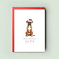 Boxer Christmas Card for Dog Lovers - From the Dog Greeting - Perfect Christmas Card for Dog Mum & Dog Dad - Festive Pet Card for the Season