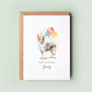 Cardigan Welsh Corgi Birthday Card from the Dog, Birthday Card for Dog Dad, Birthday Card for Dog Mum, Pet Card, From the Dog