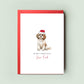 Cavachon Christmas Card from the Dog - For Dog Dad & Mum, Pet Card, Special From the Dog Greeting, Dog Lover Card, Festive Season