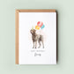 Chesapeake Bay Retriever Dog Birthday Card from the Dog, Birthday Card for Dog Dad, Birthday Card for Dog Mum, Pet Card, From the Dog