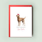 Chesapeake Bay Retriever Personalised Dog Christmas Card, For the Dog, From the Dog, Pet Christmas Card, Dog Card, Dog Dad, Dog Mum, Woofmas