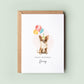 Short Haired Chihuahua Dog Birthday Card for Pet Lover