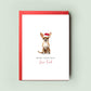 Chihuahua Christmas Card from the Dog