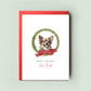 Chihuahua Personalised Dog Christmas Card